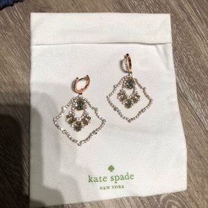 Kate Spade Rose Gold Chandelier Earrings